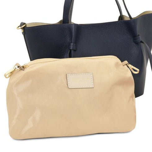 Legame - Leather shopping bag - Large size